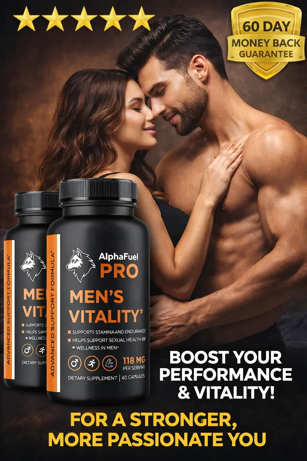 What is AlphaFuel Pro male performance and vitality supplement